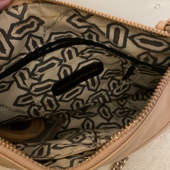 Rebecca Minkoff Tan Leather Crossbody 👛 Purse - Picture 7 of 12